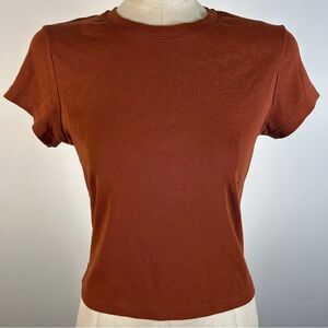 ❤️ Uniqlo Terracotta Short Sleeve Tee M